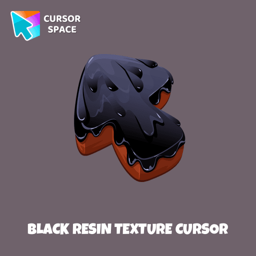 Black Resin Texture cursor arrow cursor