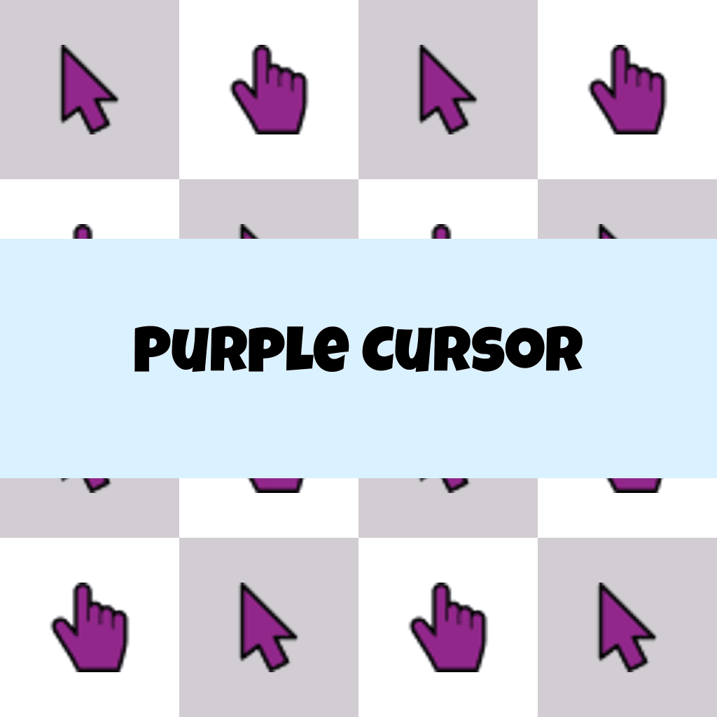Preview Purple cursor custom cursor pack